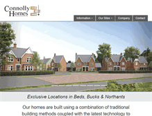 Tablet Screenshot of connollyhomes.co.uk